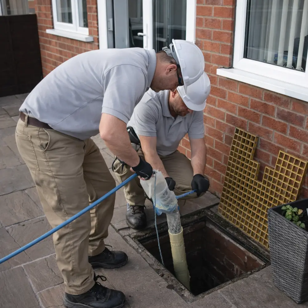 Blocked drain repair service in Cliddesden